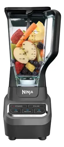 Ninja Licuadora Profesional 1000w Bl610 Jarra Xl De 2.1l Tritura Hielo, Salsas Y Semillas Para Hacer Frappes Y Smoothies Para Toda La Familia Color Negro Negro/plata